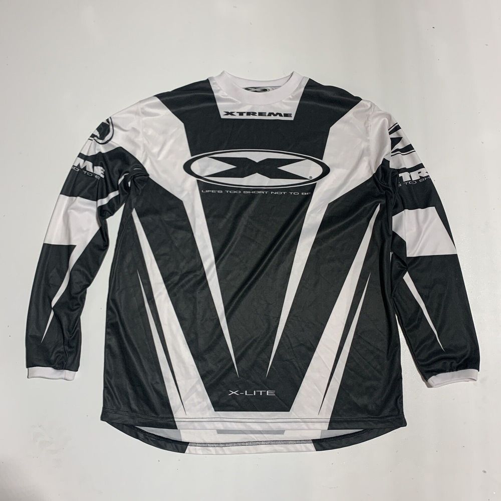 XTreme  Racing Motocross Long Sleeve Multicolor Print Top Pullover Jersey Size M
